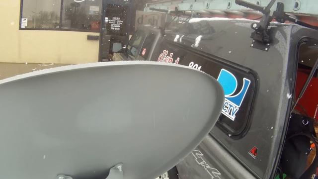 How to point DirecTV SWM Slim Line dish смотреть онлайн