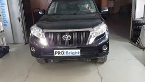 ДХО в габариты Toyota Land Cruiser Prado 150 Probright Alpha