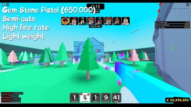 ALL weapons. What's better? (Roblox Big paintball) смотреть онлайн