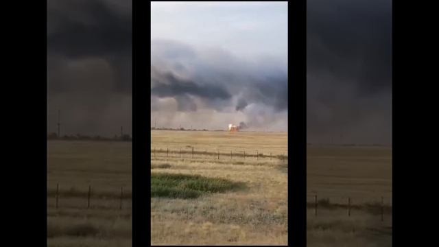 Хохлы взорвали военный аэродром  в 50км от Волгограда.