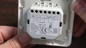 Электронный терморегулятор DEVIreg 532, установка