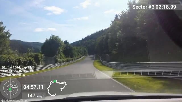 OCTAVIA RS 2014 ON NURBURGRING ! смотреть онлайн