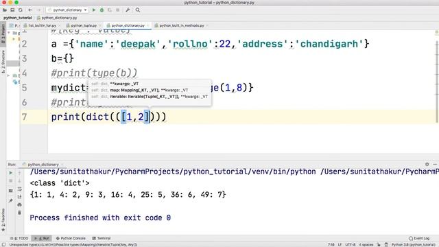 Python Dictionary Tutorial in Hindi | How to Create Dictionary in Many Different ways.