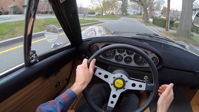 1969 Ferrari Dino 246 GT L Series - POV Test Drive (Binaural Audio) смотреть онлайн
