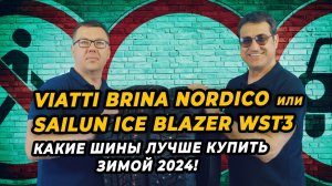 Какие шины лучше Viatti Brina Nordico или Sailun Ice Blazer WST3 зимой 2024!