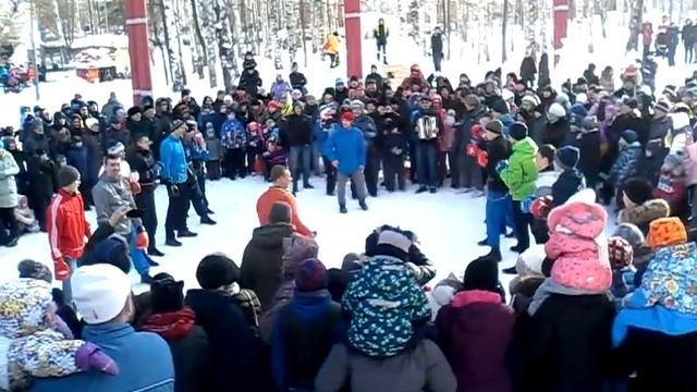 Кулачные бои. Масленница. Пермь, Гайва. Бой 1. смотреть онлайн