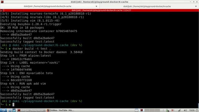 DOCKER - 10. FONCTIONNEMENT DU CACHE смотреть онлайн