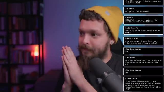 O que você gostaria de saber sobre Python? | Live de Python #219 смотреть онлайн