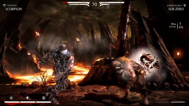 SCORPION vs SUB ZERO-MORTAL KOMBAT X смотреть онлайн