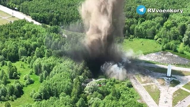Мощный взрыв у «трёх сестёр» — на стыке границ Украины, Белоруссии и России