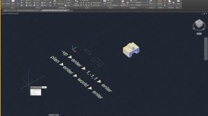 autocad  vp와 plan 명령어