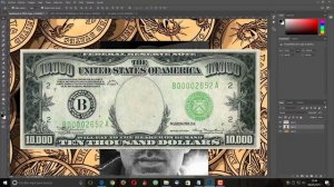 COMO PONER TU CARA EN UN BILLETE CON PHOTOSHOP