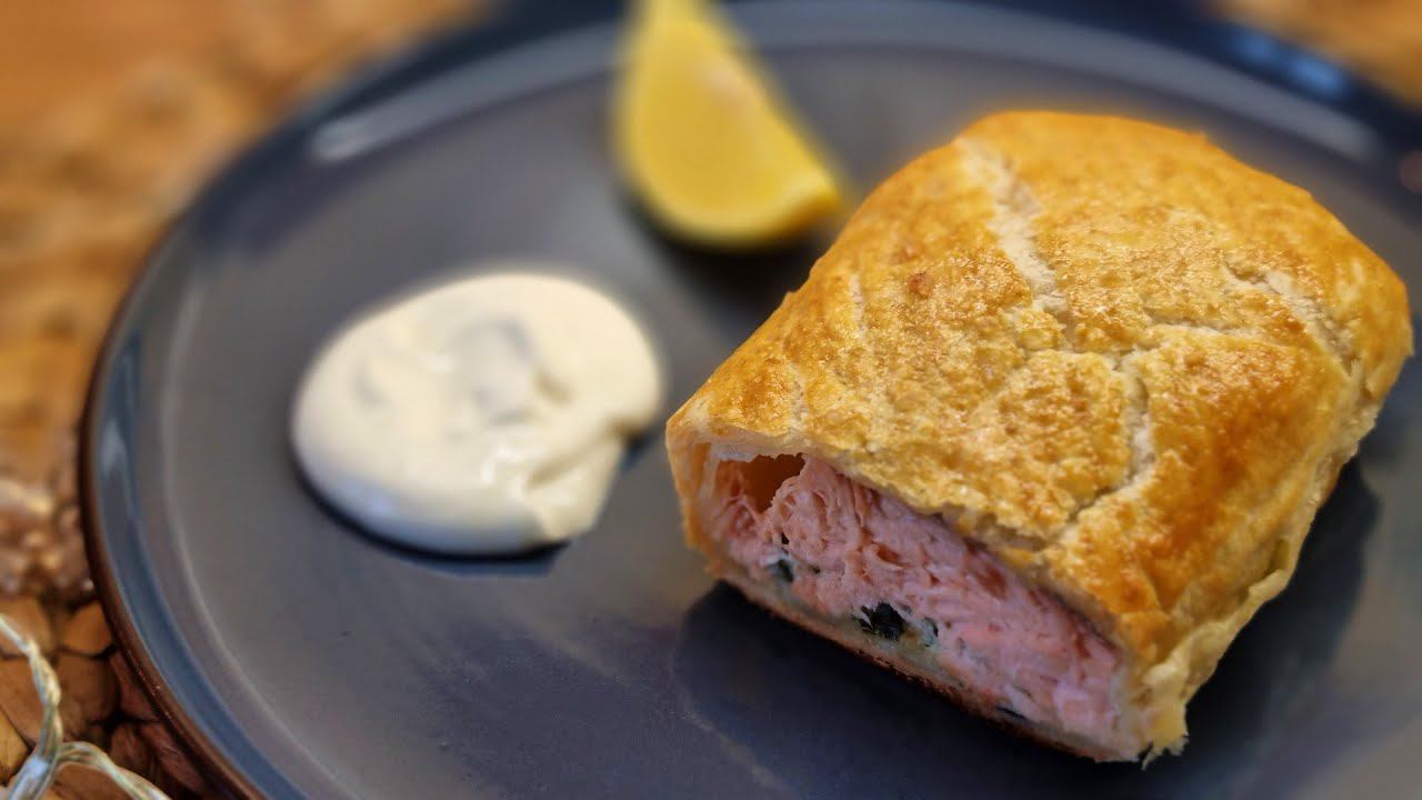 Рыба Веллингтон Горячее блюдо к Новогоднему столу в духовке смотреть онлайн