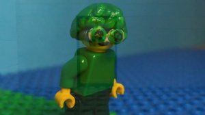 Зелёные очки Лего