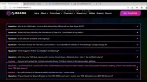 Quarashi token has dual function