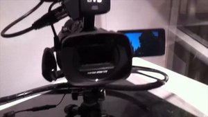 CES 2012 JVC GY-HMQ10 4K Camcorder