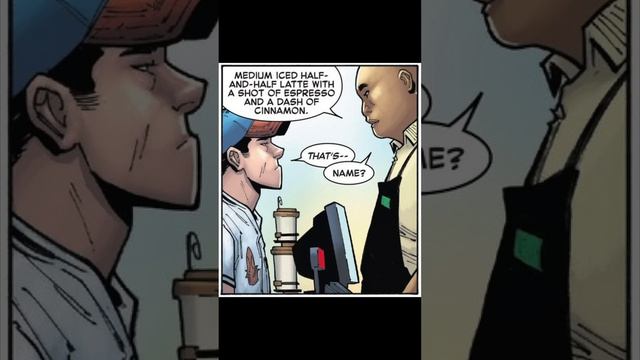 Peter Parker and Kenny Kong at the Coffee Shop from Spectacular Spider-Men #1