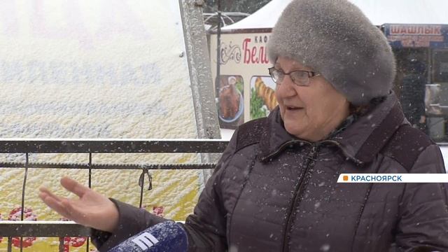 Показываем последствия аномального февральского дождя в Красноярске