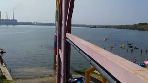 Пляж «Золотые пески». Беловское море (водохранилище). Кемеровская область-Кузбасс. 2020 год.