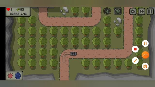 Прохождение игры Tactical War- 1 серия начинаем оборонятсяигра прохождение тактика