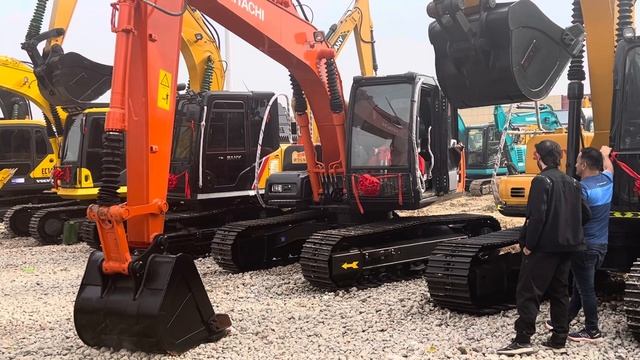 Used excavator Hitachi 120 for sale in China. Good condition and great price. Contact me if you nee