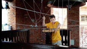 Савва Калашников, колокольный звон на фестивале,  п.Алексеевское, храм Воскресения Христова 2023