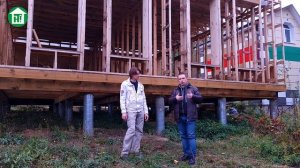 Безрамное остекление каркасного дома | Экспертиза энергоэффективного дома | Ч.2