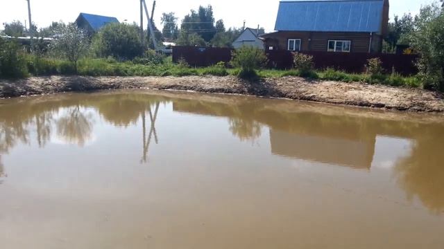 Орехово-Зуево. Восстановление пожарного пруда в поселке Тополиный. смотреть онлайн