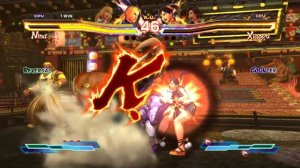 Lili & Nina vs Xiaoyu & Asuka (Hardest AI) Street Fighter X Tekken