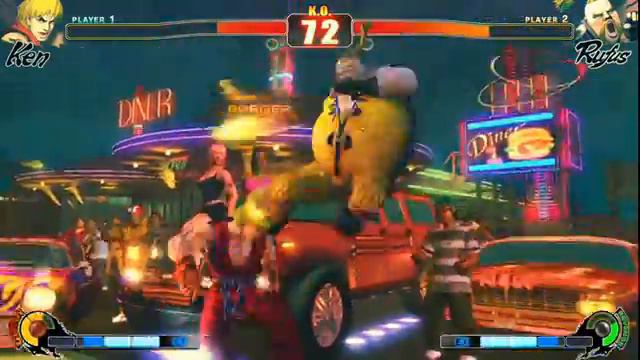 Ken vs. Rufus Street Fighter 4 смотреть онлайн