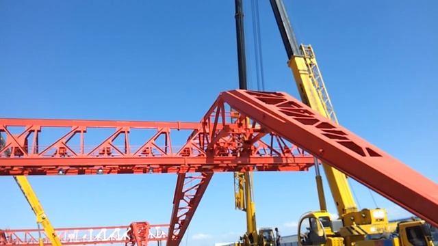 подъем 120 го козлового крана смотреть онлайн