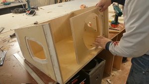 элемент линейного массива (line array diy) корпус