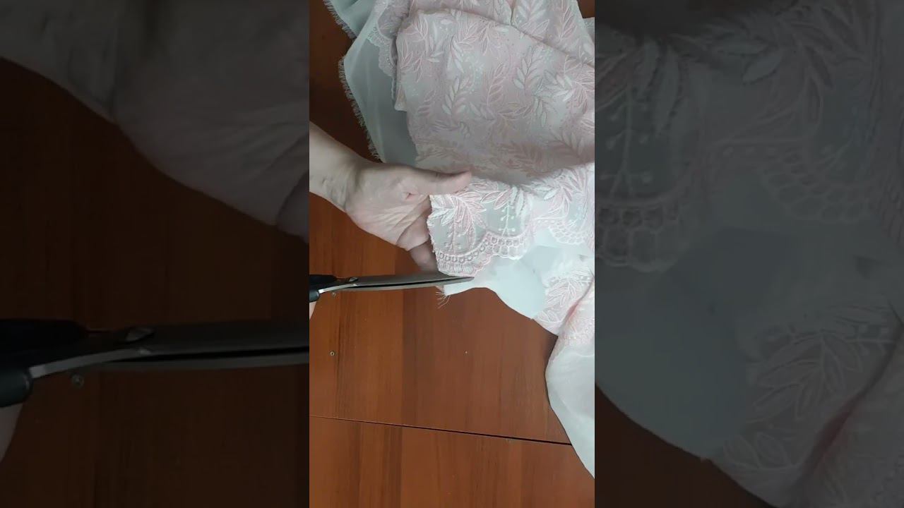 Фестоны на ткани. смотреть онлайн