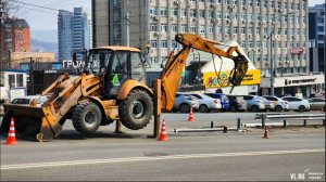 Во Владивостоке удлиняют барьерное ограждение у съезда с Гоголевского путепровода