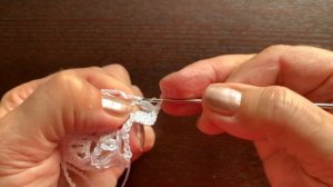 Как связать крючком колокольчик на елку - #7