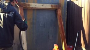 Наружние деревянные откосы окна. Оконный портал.