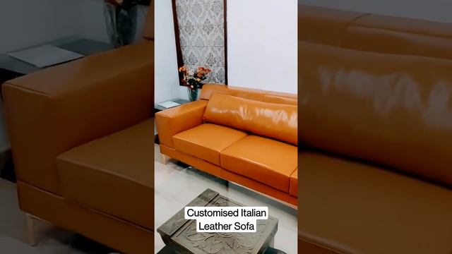 The High-end italian leather sofa with Super Luxe comfort. Customised Delivered in Hyderabad