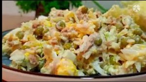 Салат из простых. Готовлю часто очень нравится