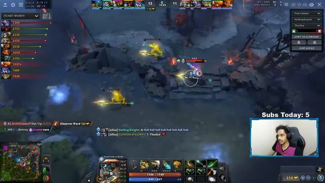 EG RAMZES666 Farming patterns and rotations to carry a game | Pro Dota 2 analysis by 1437