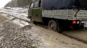 УАЗ по бездорожью месторождений ч.1