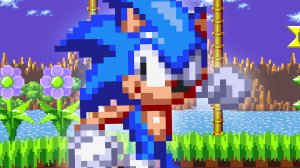 СОВРЕМЕННЫЙ СОНИК В SONIC 1 FOREVER - Мод на Sonic the Hedgehog Forever