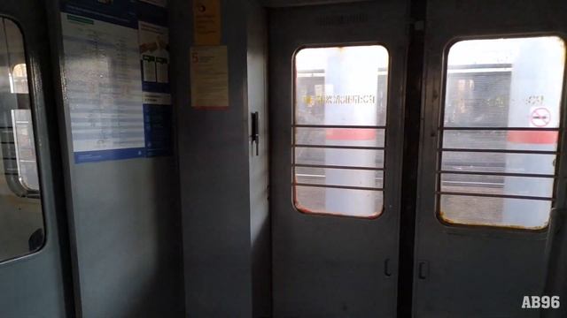 Поездка в электропоезде ЭД4М по МЦД-1
