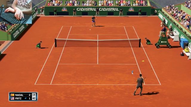 AO TENNIS 2. Аут или нет? Nadal vs Fritz. Difficulty Legend