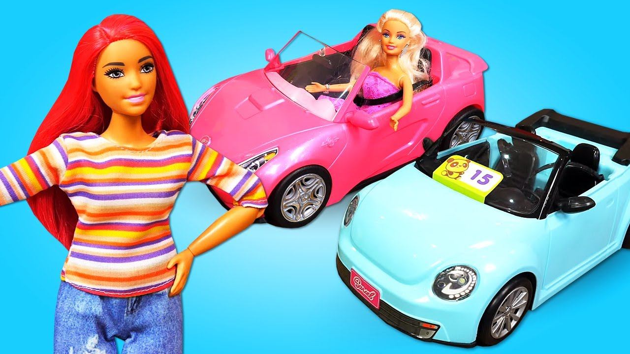 Clown and a New Car for Barbie. Kids' Toys & Fun Kids' Videos смотреть онлайн