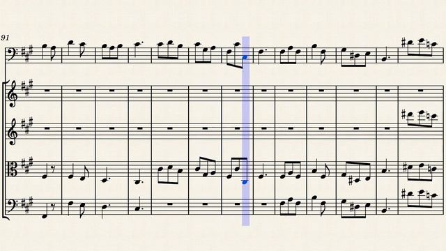 "Awake the ardour of they breast" from "Deborah" (HWV 51 Mvt. 19) for Bassoon & Strings