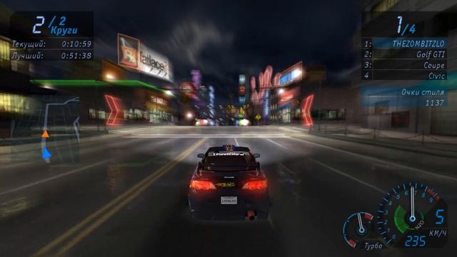 Прохождение Need for Speed: Underground Часть 6# (1080p 60fps)