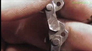 как заклепать цепь бензопилы