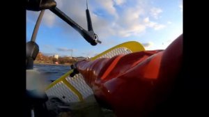 Водный старт на гидрофойле без петель.