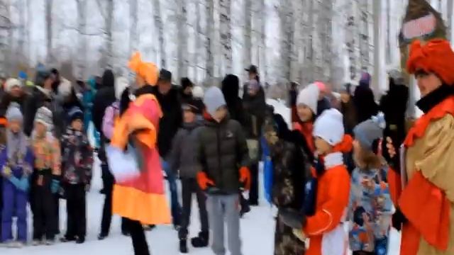 Масленичные гуляния в Некрасовском 2017 год смотреть онлайн