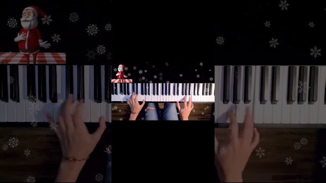 Jingle Bells ноты с блюзовым ритмом - учимся аранжировать мелодии| Фортепиано для начинающих